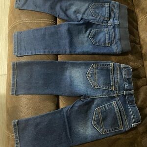 Cat & Jack Toddler Blue Jeans & Wonder Nation Size 18months 
LIKE NEW